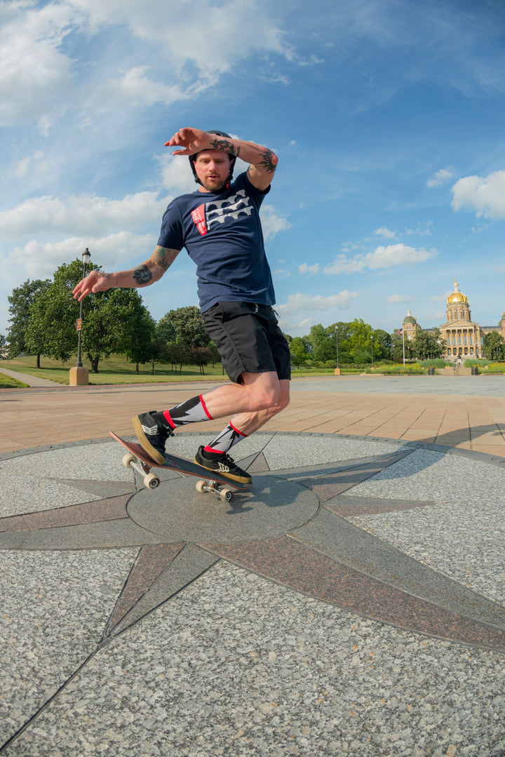 Pro skateboarder Mike Vallely