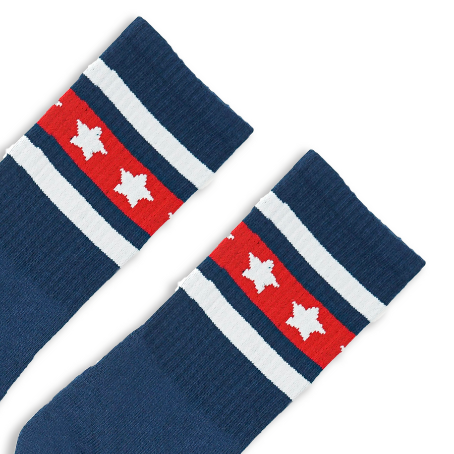 Navy Star Spangled SOCCO socks