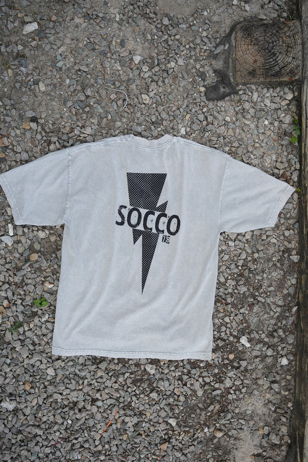 Mike V Lightning Bolt Tee | Grey