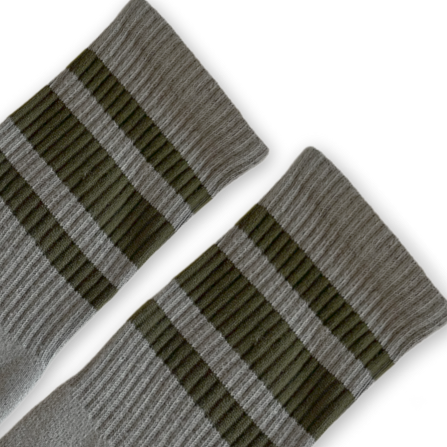 Scout Green Striped Socks | Marine Green
