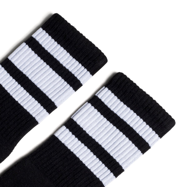 Black Socks with White Stripes - SOCCO®