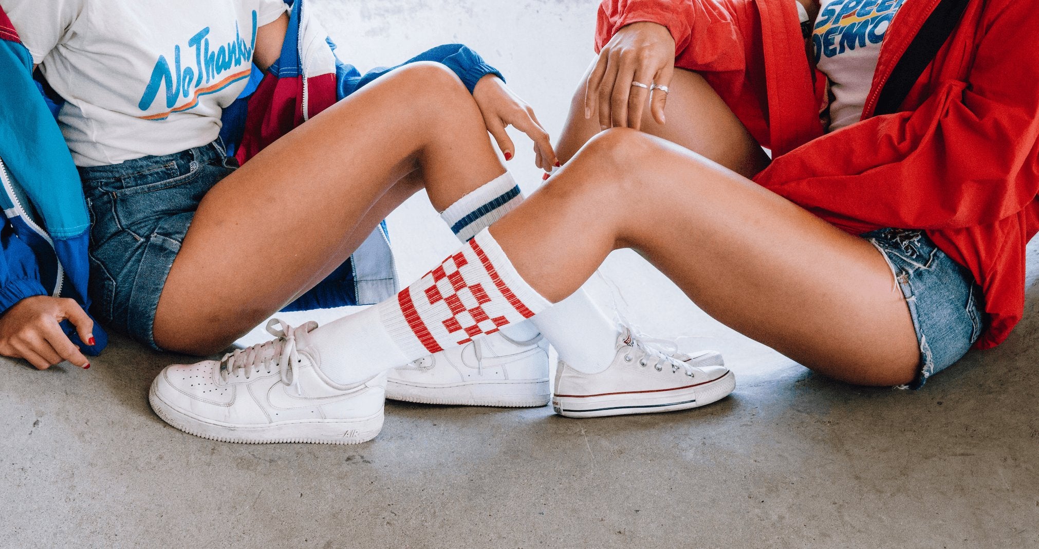 Women’s Retro Striped Tube Socks by SOCCO® | USA-Made Striped Socks