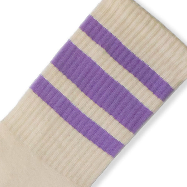 SOCCO Naturals Lilac Striped Socks