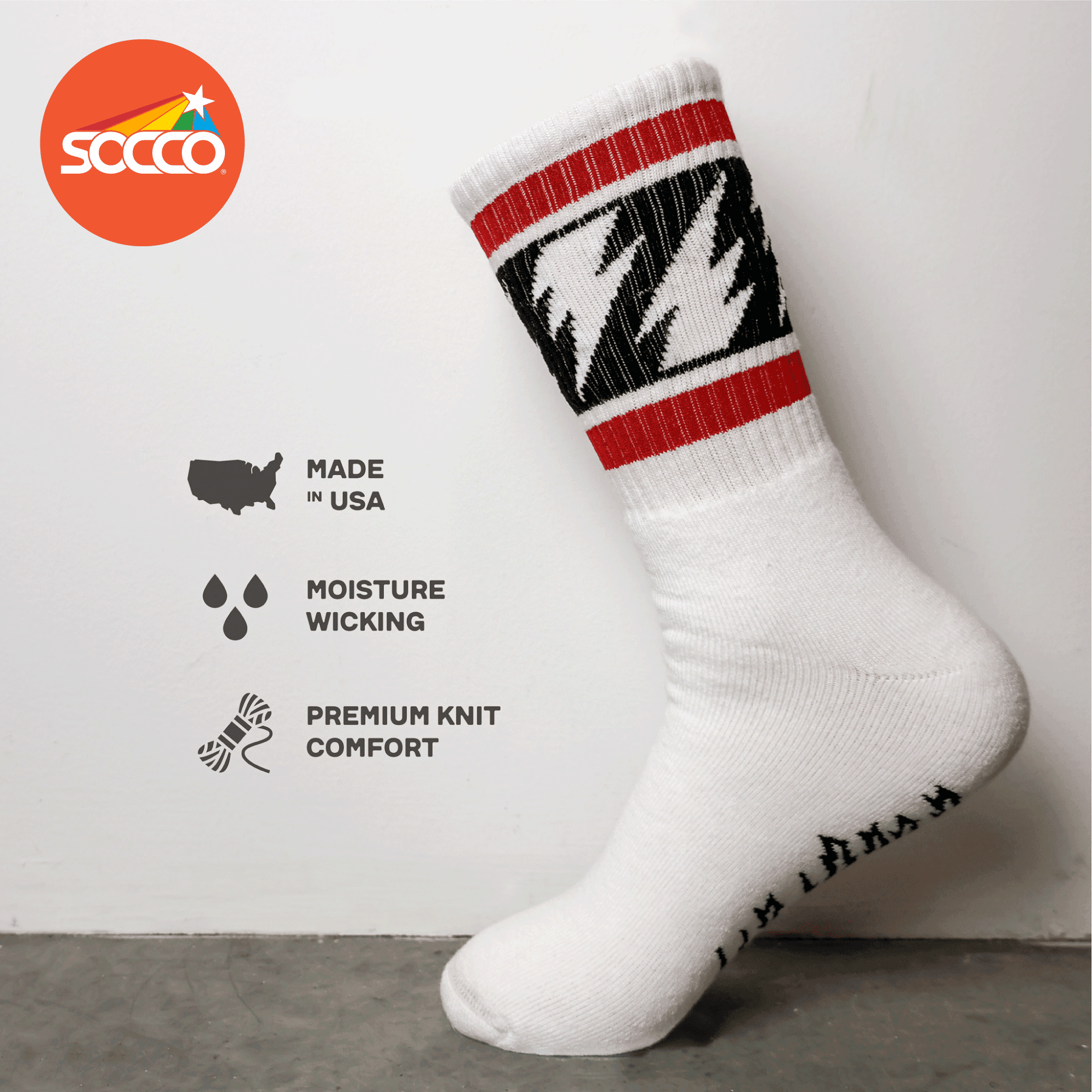 SOCCO x Mike Vallely Lightning Bolt Socks | Legendary