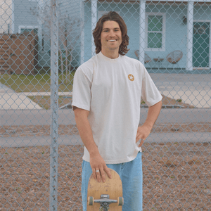 SOCCO Era Collection | Cream with Gold | Retro Modern Tee