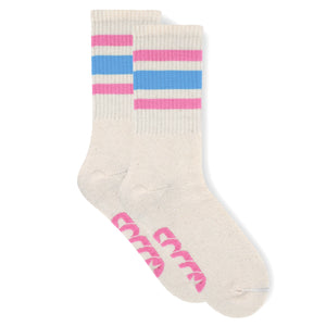 SOCCO Naturals - Cotton Candy Striped Socks