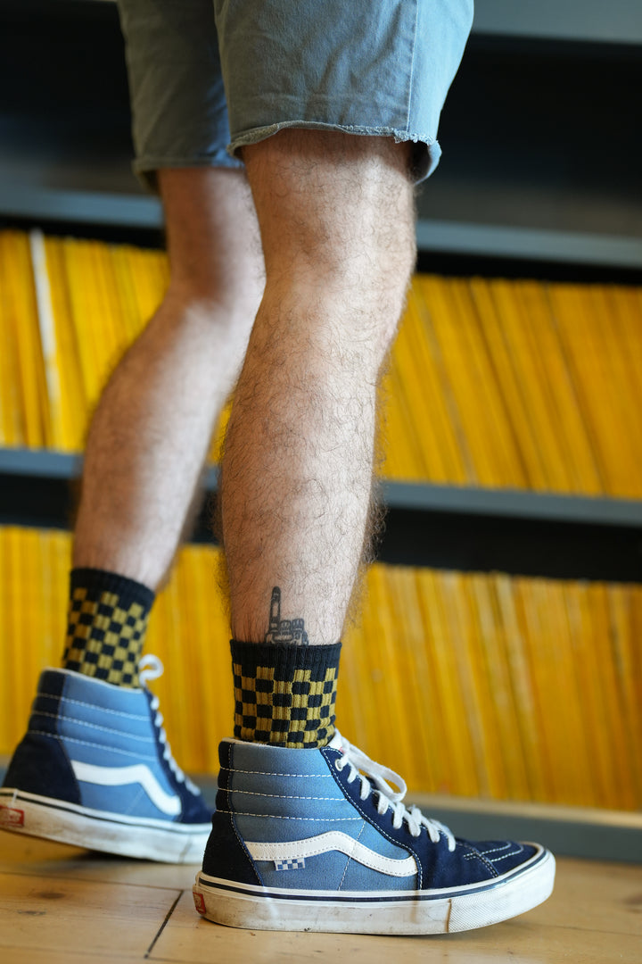 checkered socks for skateboarding