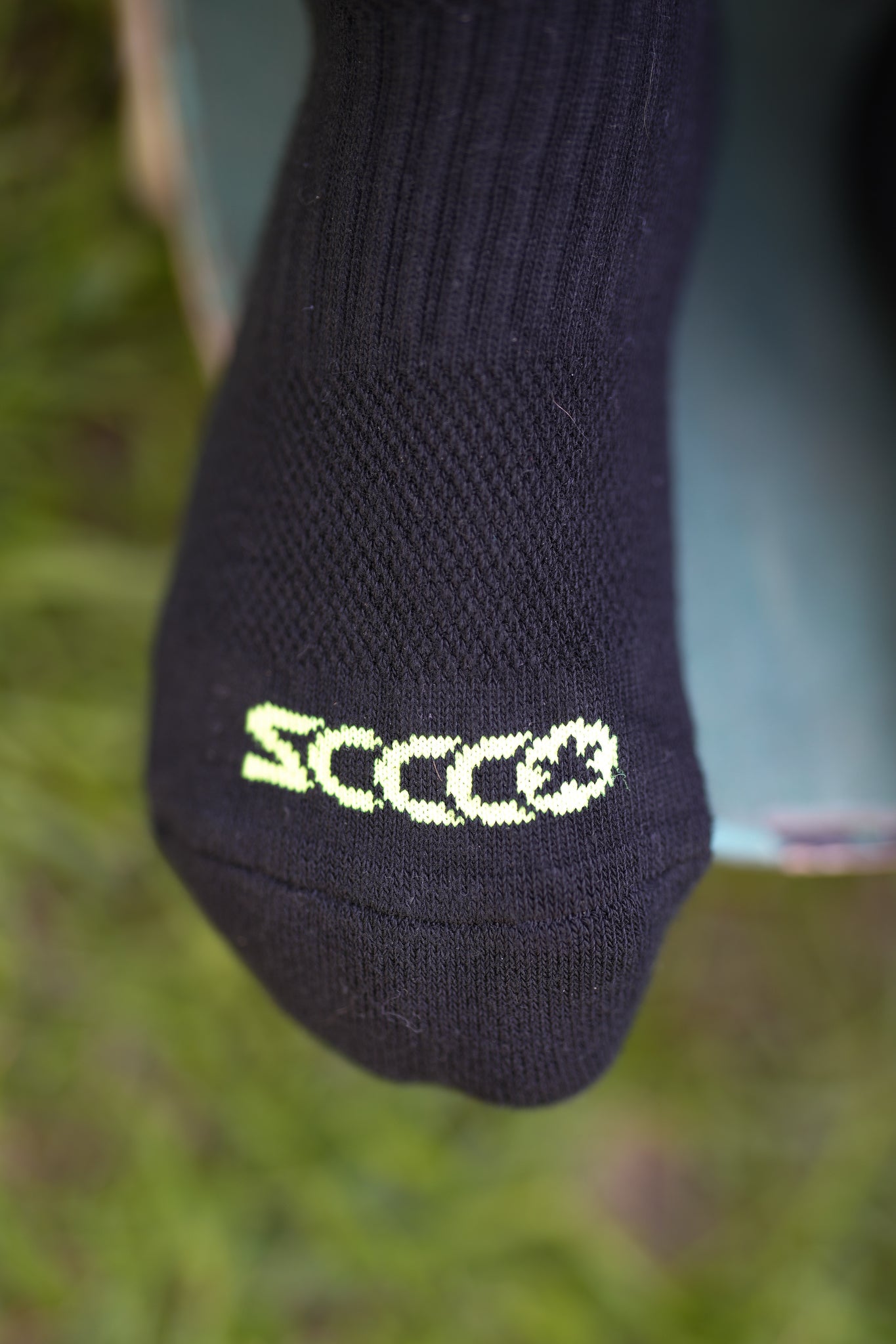SOCCO x Ethan Campos - Full Commit Performance Skate Crew Socks - Black