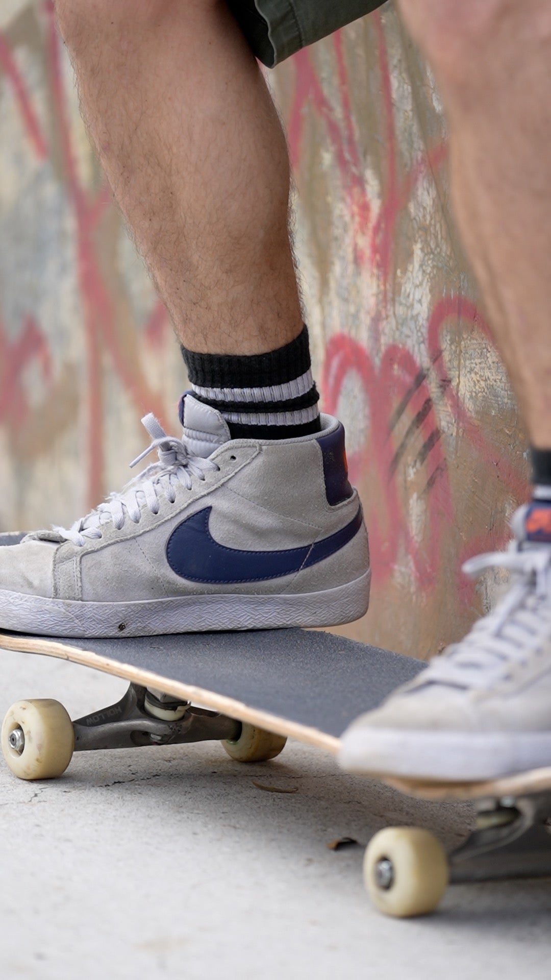 Retro Stripe Ankel Tube Sock