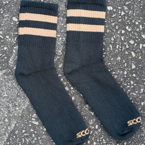 black and tan skate socks