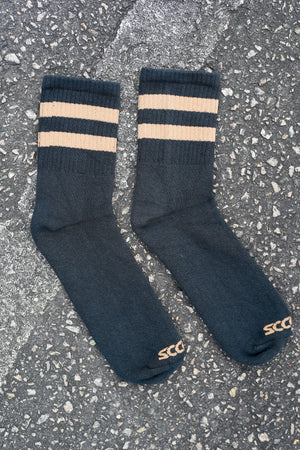 black and tan skate socks