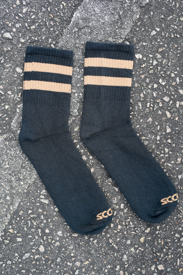 black and tan skate socks