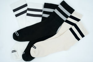 SOCCO Shorty's 3 Pack Bundle - Neutrals