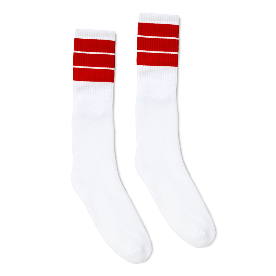 Red Thick Stripe | White