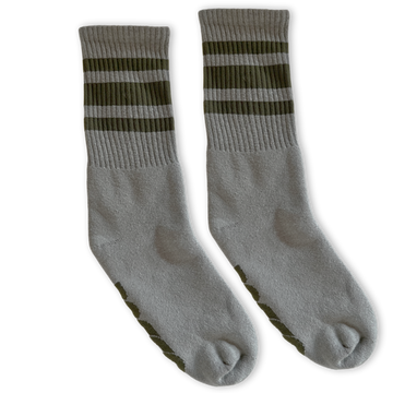 Scout Green Striped Socks | Marine Green