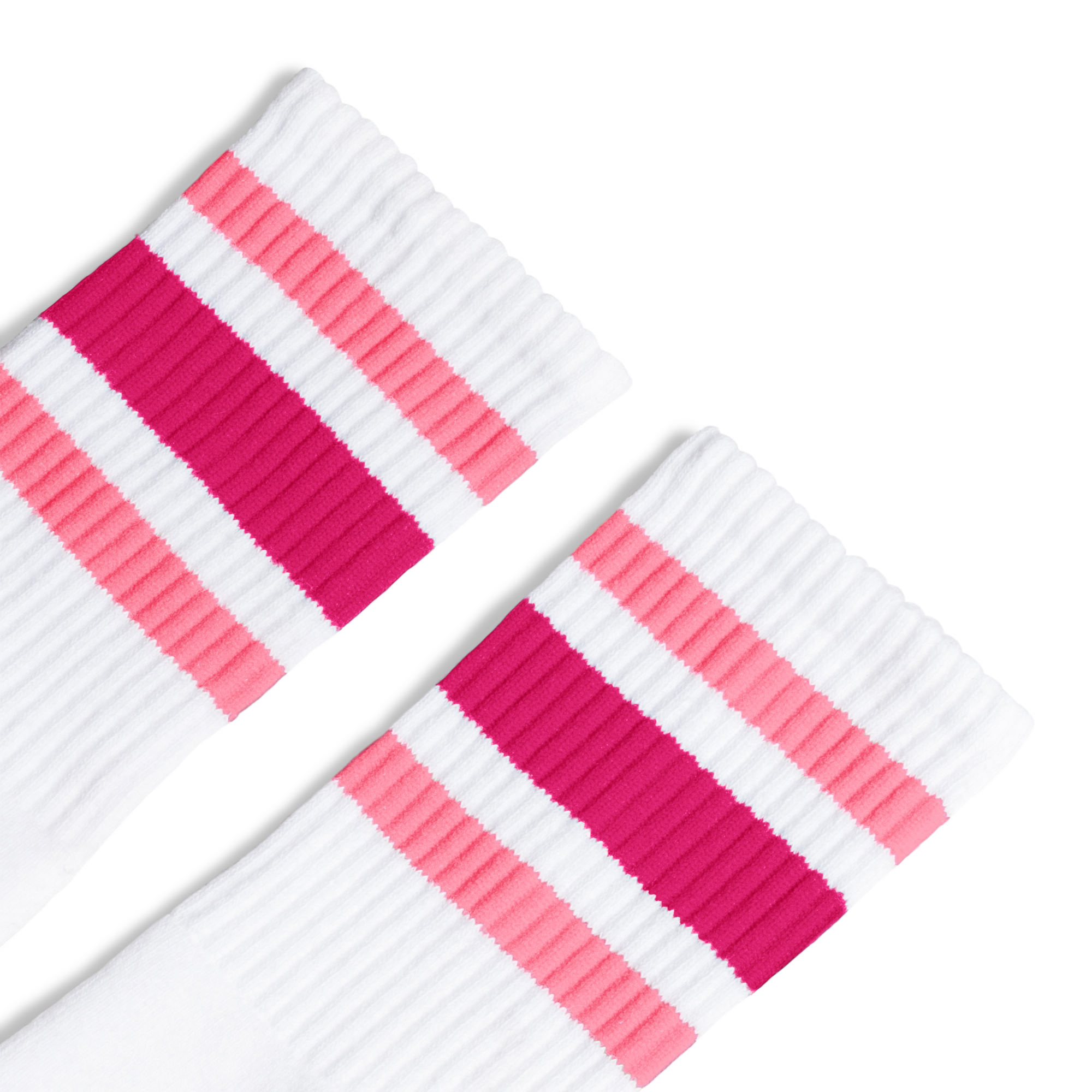 Pink shades three stripe SOCCO socks.
